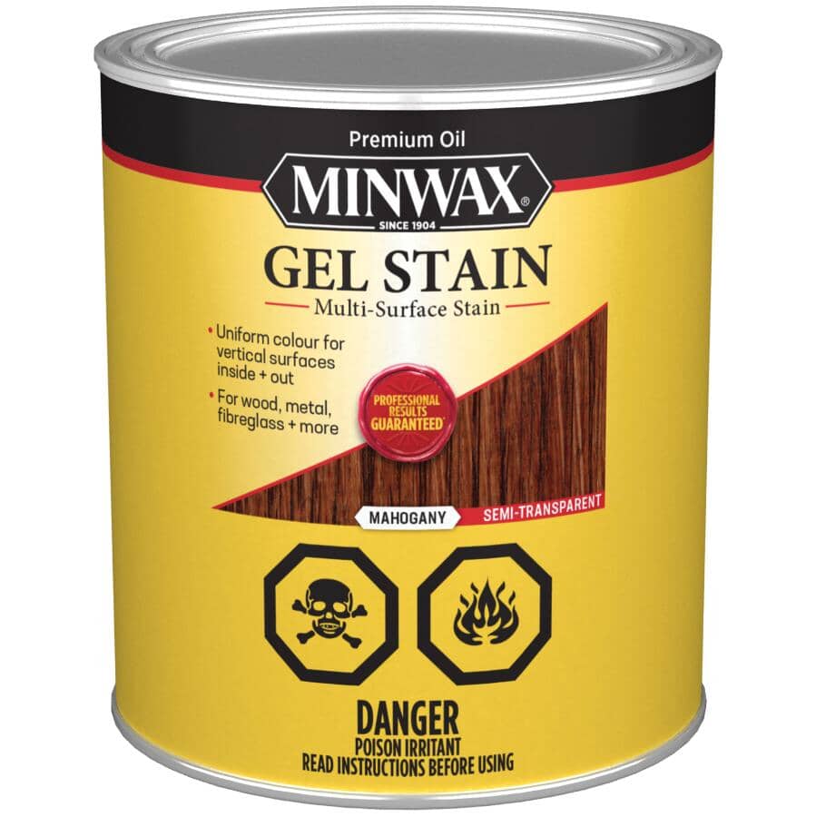 Gel Stain - Mahogany, 946 ml