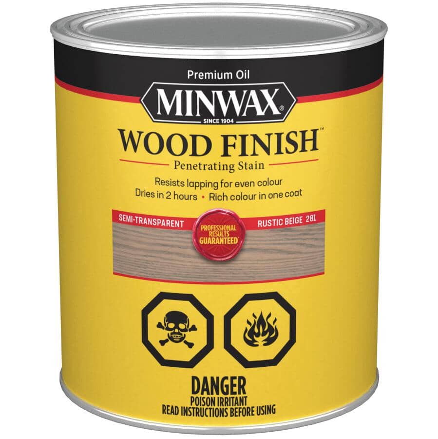 Wood Finish - Rustic Beige, 946 ml