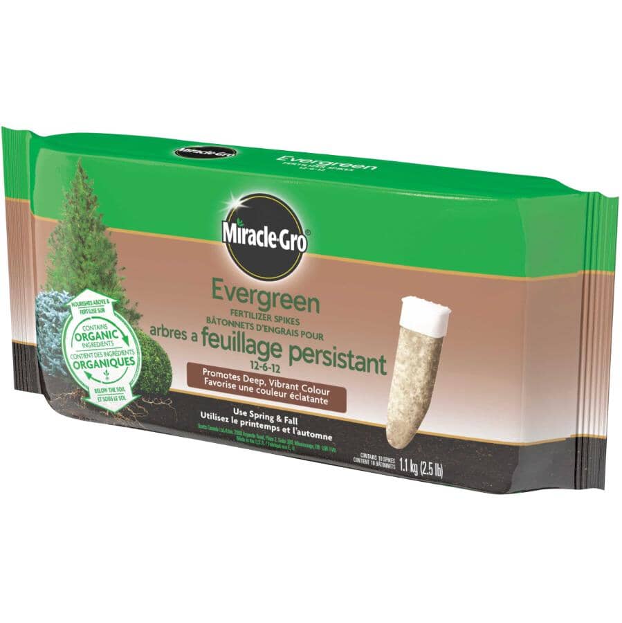 10 Pack 12-6-12 Evergreen Fertilizer Spikes