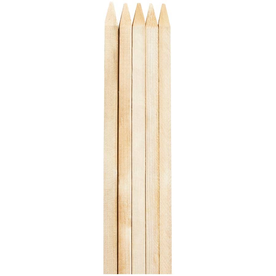 3/4" x 6' Hardwood Plant Stakes - 5 Pack