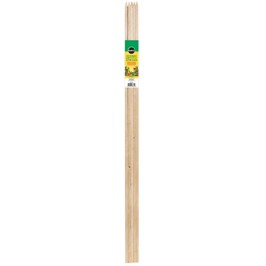 3/4" x 6' Hardwood Plant Stakes - 5 Pack