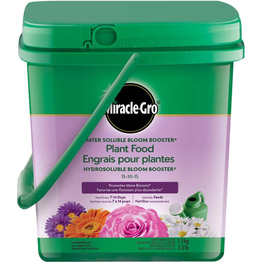 Bloom Booster Plant Food - 15-30-15 + Water Soluble, 1.5 kg