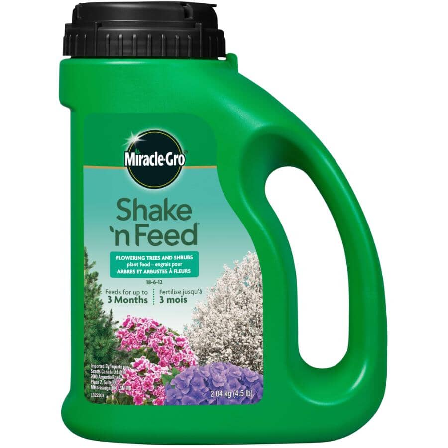 Shake N Feed Flowering Trees & Shrubs Plant Fertilizer - 18-6-12, 2.04 kg