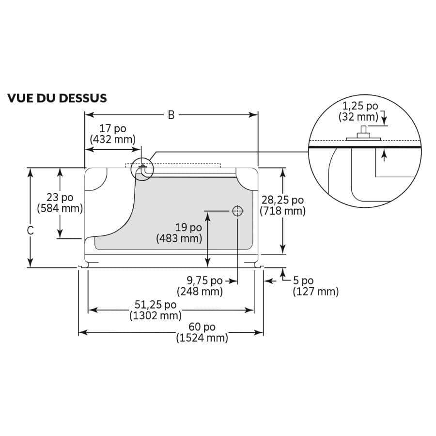 60" x 34.25" Madison 5, 3 Piece Acrylic Shower Cabinet - with Right Hand Drain & Left Seat, White