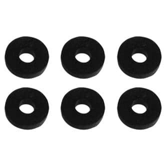 1/4" Regular Flat Faucet Washers - 6 Pack