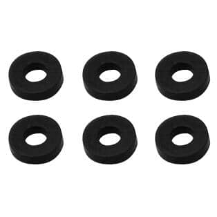 1/4" Small Flat Faucet Washers - 6 Pack