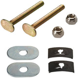 1/4" x 2-1/4" Brass Plated Toilet Bolt Set