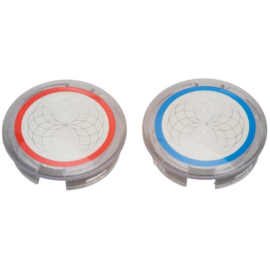 2 Handle Faucet Index Buttons