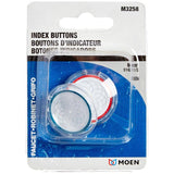 2 Handle Faucet Index Buttons
