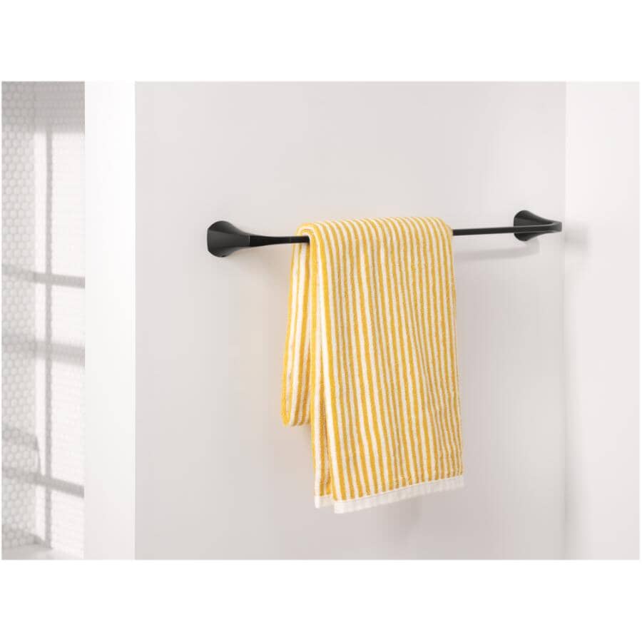 24" Lindor Towel Bar - Matte Black