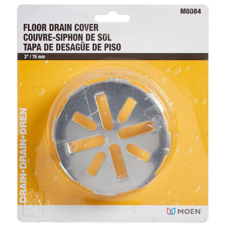 3" Stainless Steel Snap In Floor Drain Cover