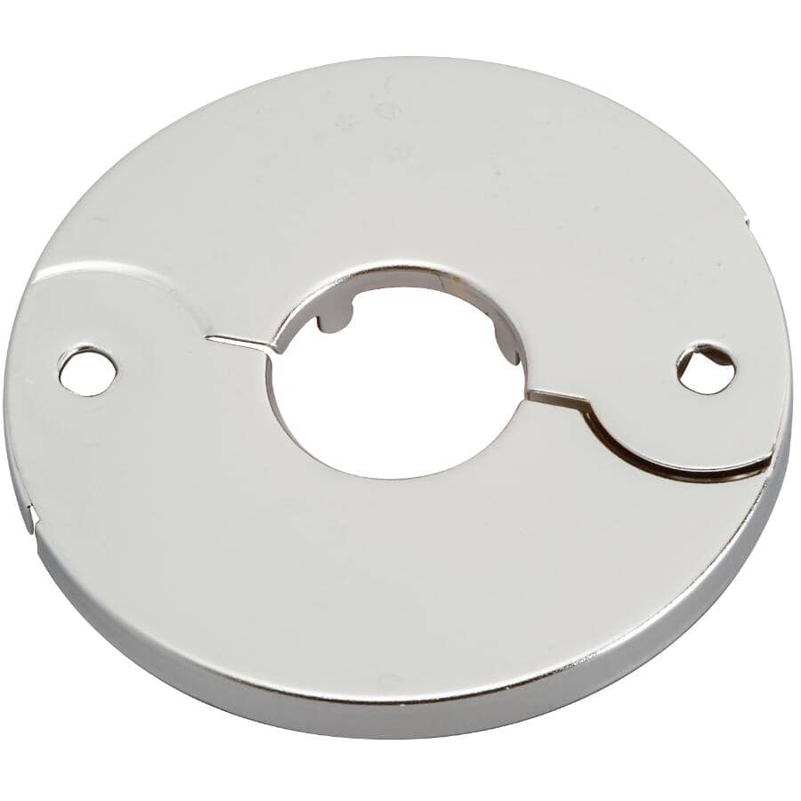 3/4" Copper or 1/2"IPS Split Pipe Flange - Chrome Plated Steel