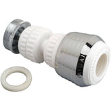 360 Degree Double Swivel Faucet Aerator - White