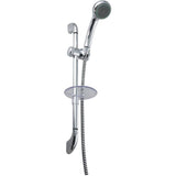 5 Setting Handheld Showerhead - with Slide Bar, Chrome