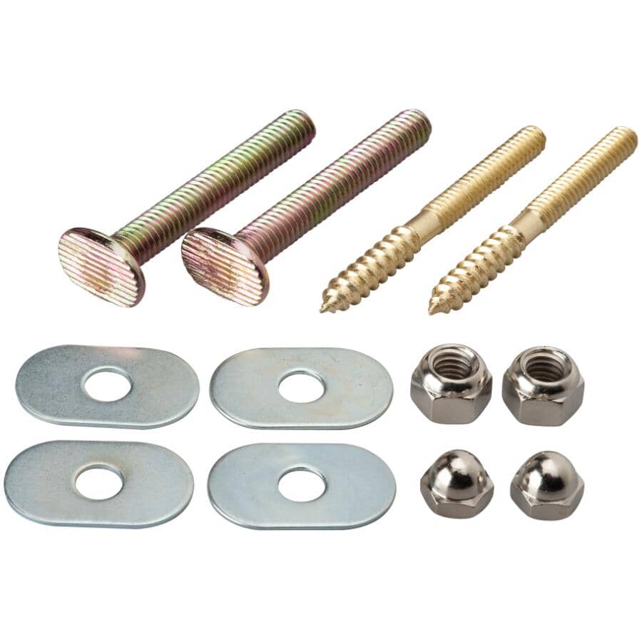 5/16" x 2.25" Toilet Bolt Set with Screws