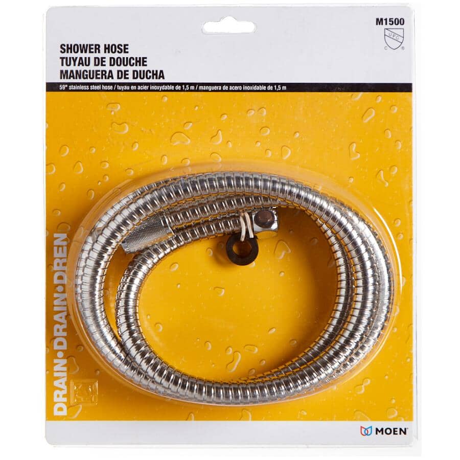 59" Shower Hose - Stainless Steel