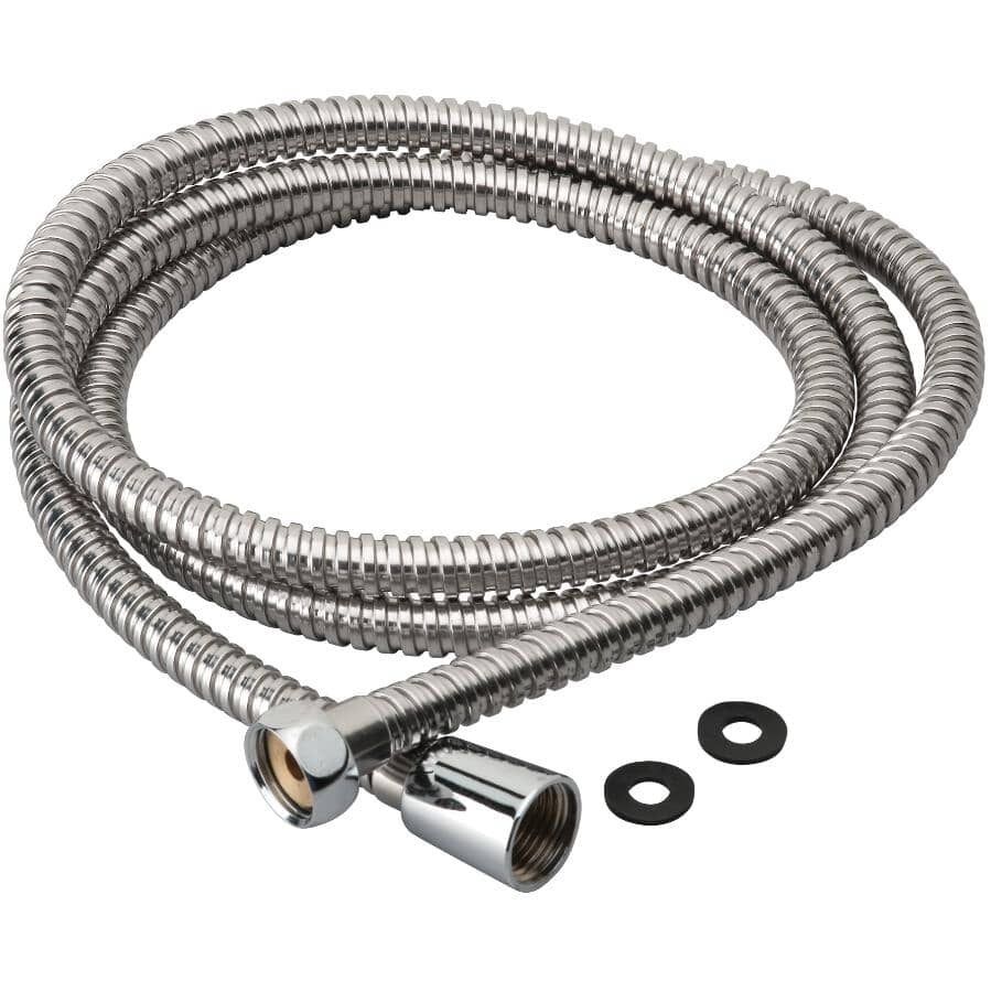 72" Shower Hose - Stainless Steel