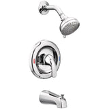 Adler Single Handle Pressure Balanced Tub & Shower Faucet - Chrome