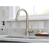Adler Single Handle Pull-Down Kitchen Faucet - Spot Resistant Stainless Steel