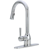Adler Single Handle Pull-Down Kitchen Faucet - Chrome