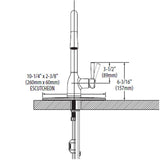 Adler Single Handle Pull-Down Kitchen Faucet - Chrome