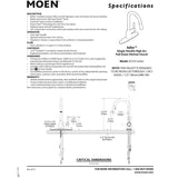 Adler Single Handle Pull-Down Kitchen Faucet - Chrome