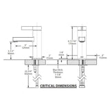 Beric Single Handle Lavatory Faucet - Chrome