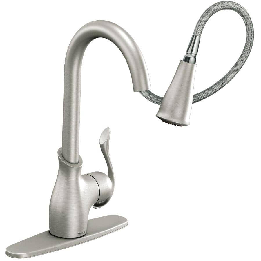 Boutique Single Handle Pull-Down Kitchen Faucet - Spot Resist Stainless Steel