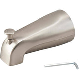 Diverter Tub Spout - with Slip Fit, Brushed Nickel