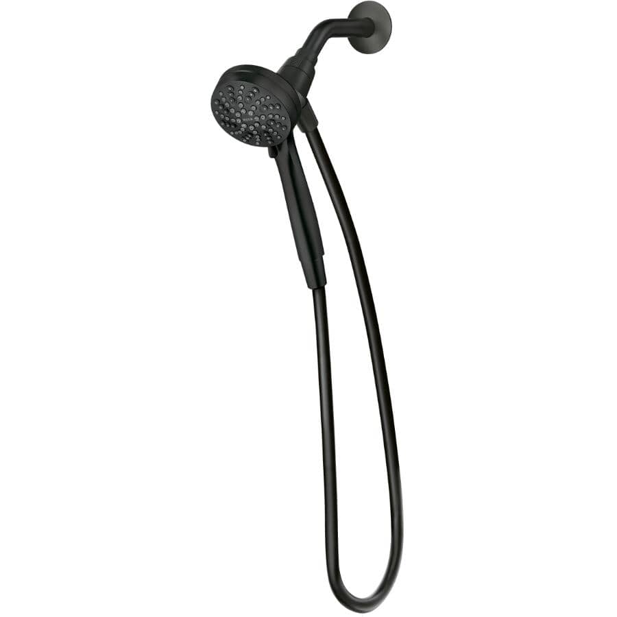 Engage 6 Setting Handheld Showerhead - with Magnetix, Matte Black, 3.5" Dia