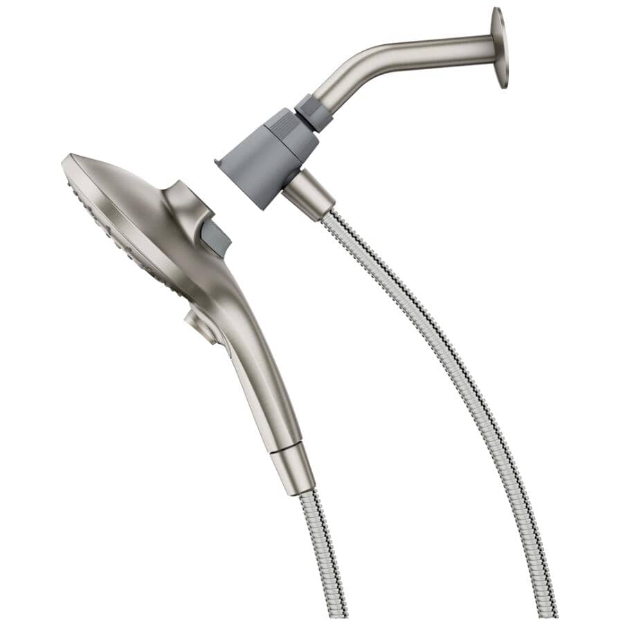 Engage 6 Setting Handheld Showerhead - with Magnetix + Push Button, Spot Resist Brushed Nickel