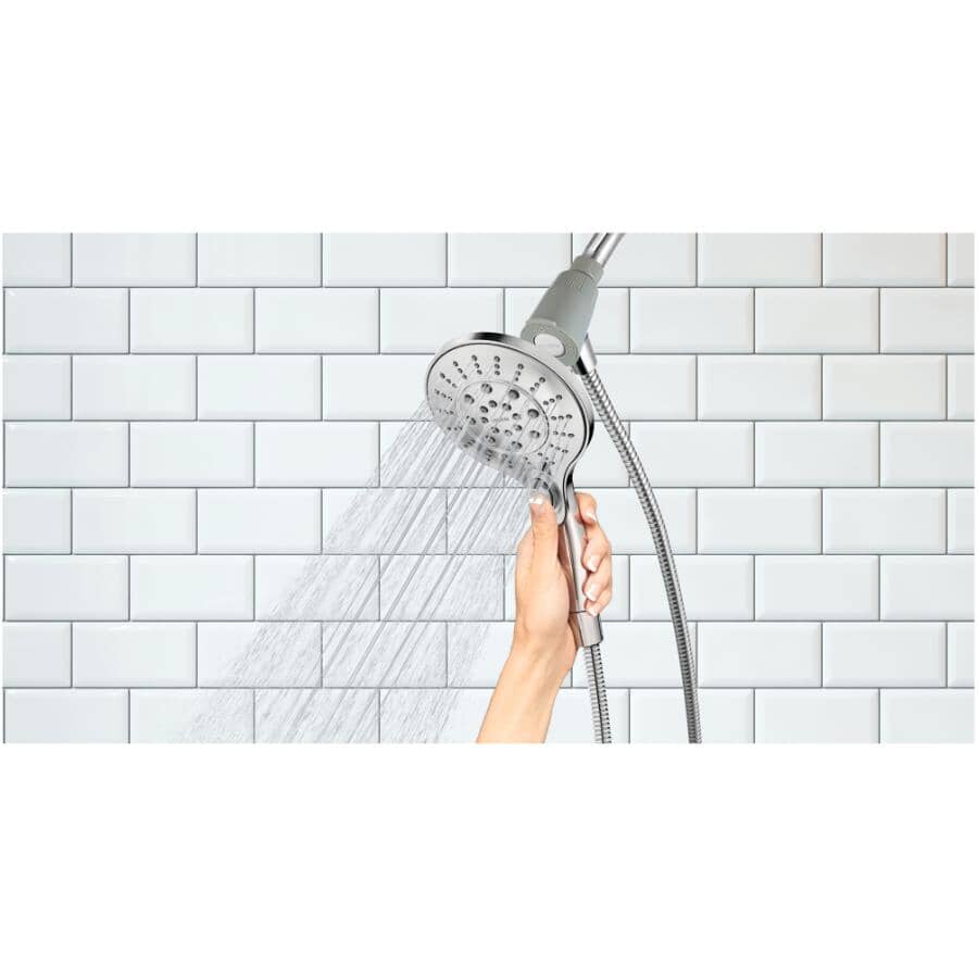Engage 6 Setting Handheld Showerhead - with Magentix + Push Button, Chrome