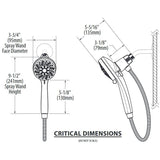 Engage 6 Setting Handheld Showerhead - with Magnetix, Chrome