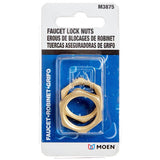 Faucet Lock Nuts - Brass, 2 Pack