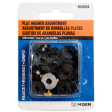 Flat Faucet Washers - Assorted Sizes, 20 Pack