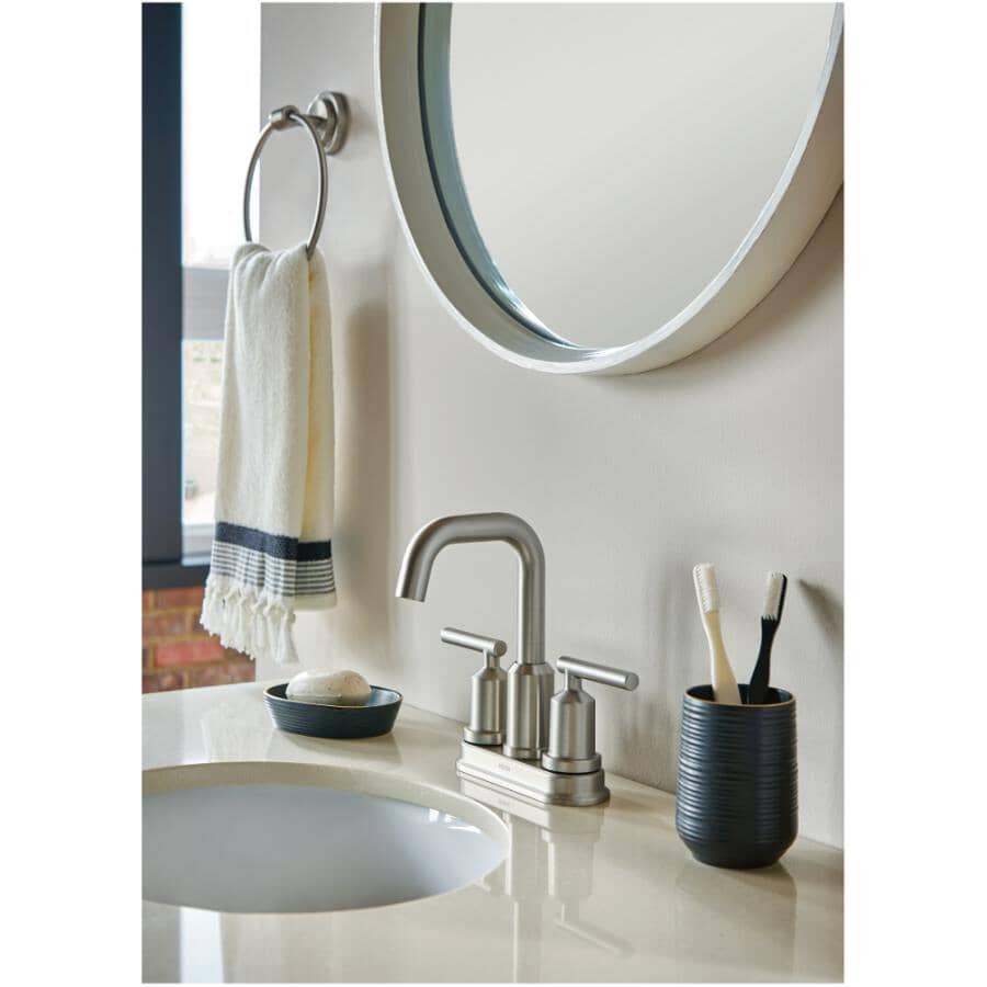 Gibson 2 Handle Centerset Lavatory Faucet - Spot Resist Brushed Nickel