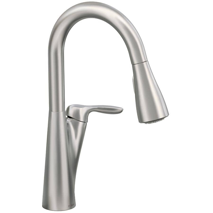 Harlon Single Handle Pull-Down Kitchen Faucet - Spot Resist Stainless Steel