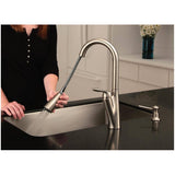 Harlon Single Handle Pull-Down Kitchen Faucet - Spot Resist Stainless Steel