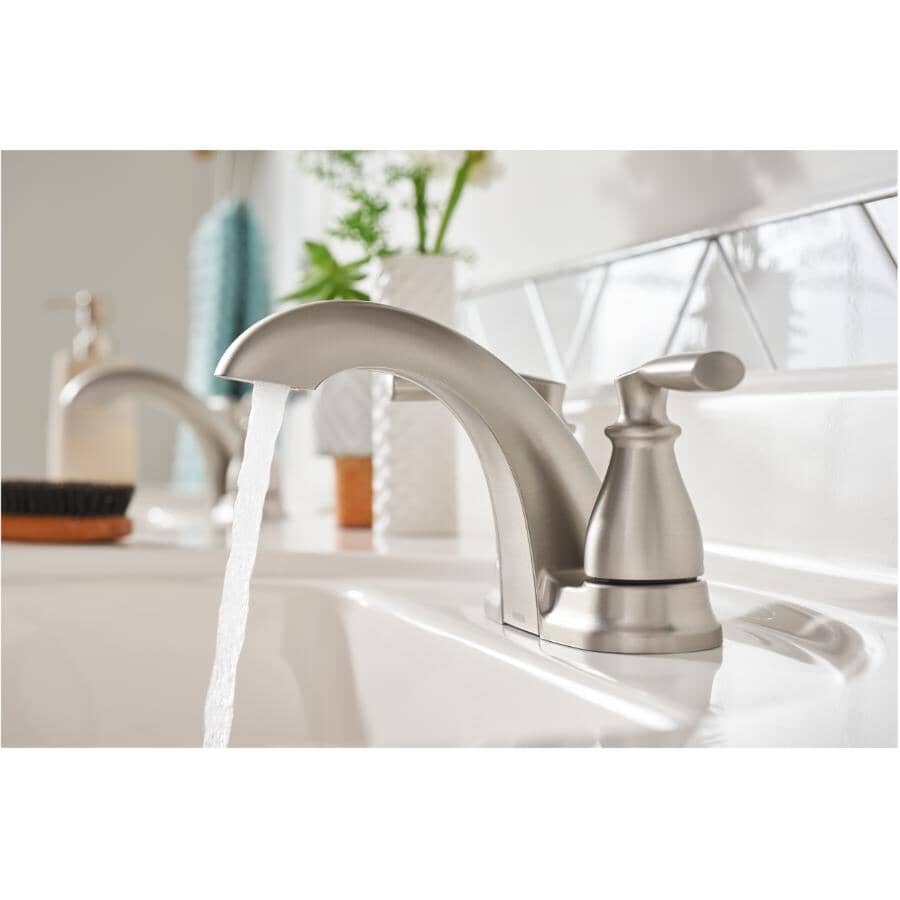 Hilliard 2 Handle Centerset Lavatory Faucet - Spot Resist Brushed Nickel