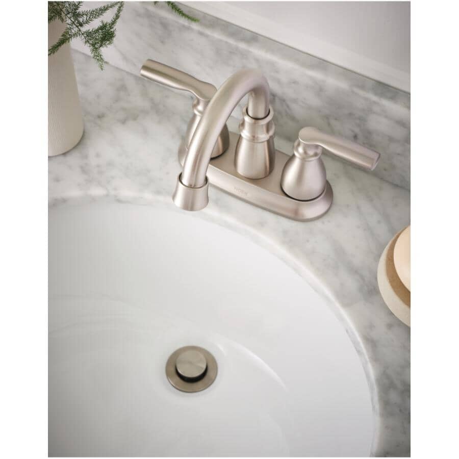 Hilliard 2 Handle Centerset Lavatory Faucet - Spot Resist Brushed Nickel