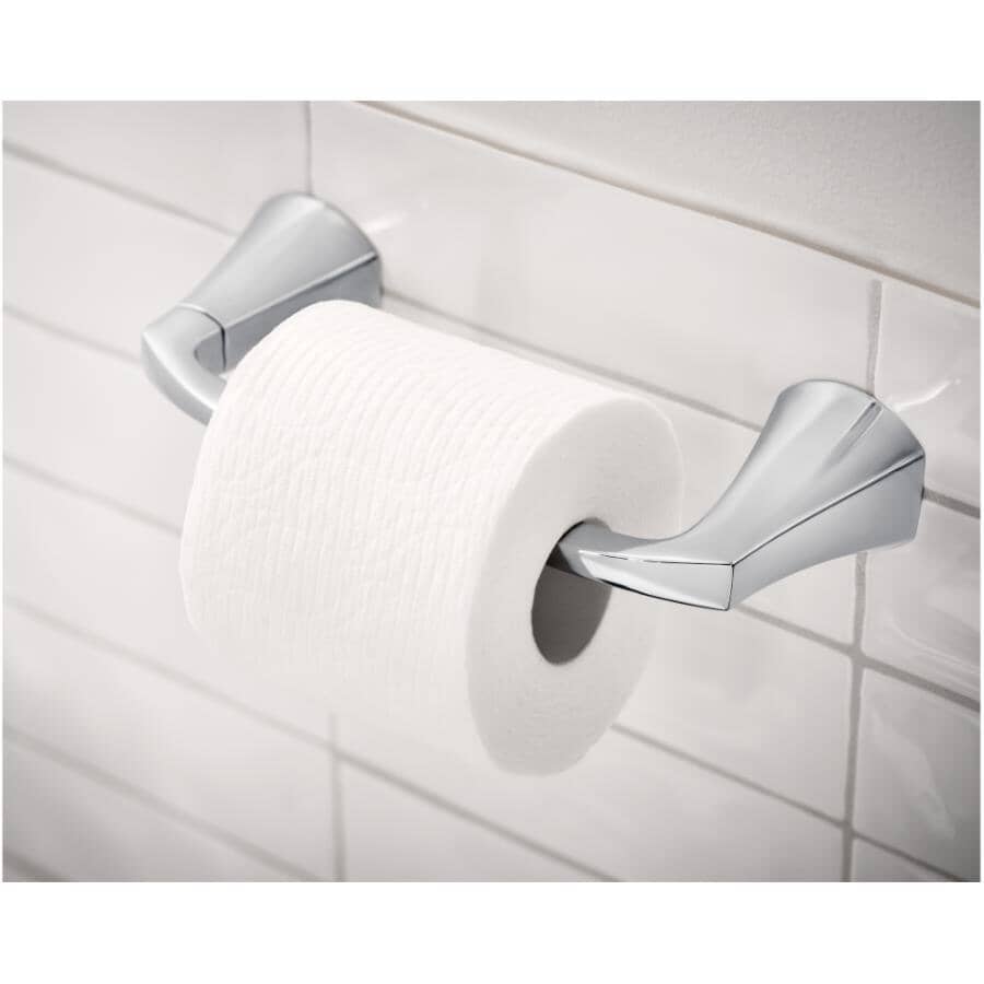 Lindor Pivoting Toilet Tissue Holder - Chrome