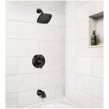Lindor Single Handle Pressure Balanced Tub & Shower Faucet - Matte Black