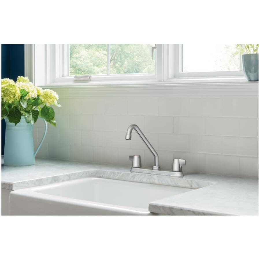 Manor 2 Handle Kitchen Faucet - Chrome