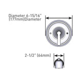 Mikah Single Handle Tub & Shower Faucet with Magnetix Combination Rainshower + Hand Shower - Chrome