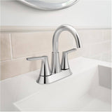 Mikah Two Handle Centerset Lavatory Faucet - Chrome