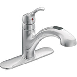 Renzo Single Handle Pull-Out Kitchen Faucet - Chrome