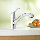 Renzo Single Handle Pull-Out Kitchen Faucet - Chrome