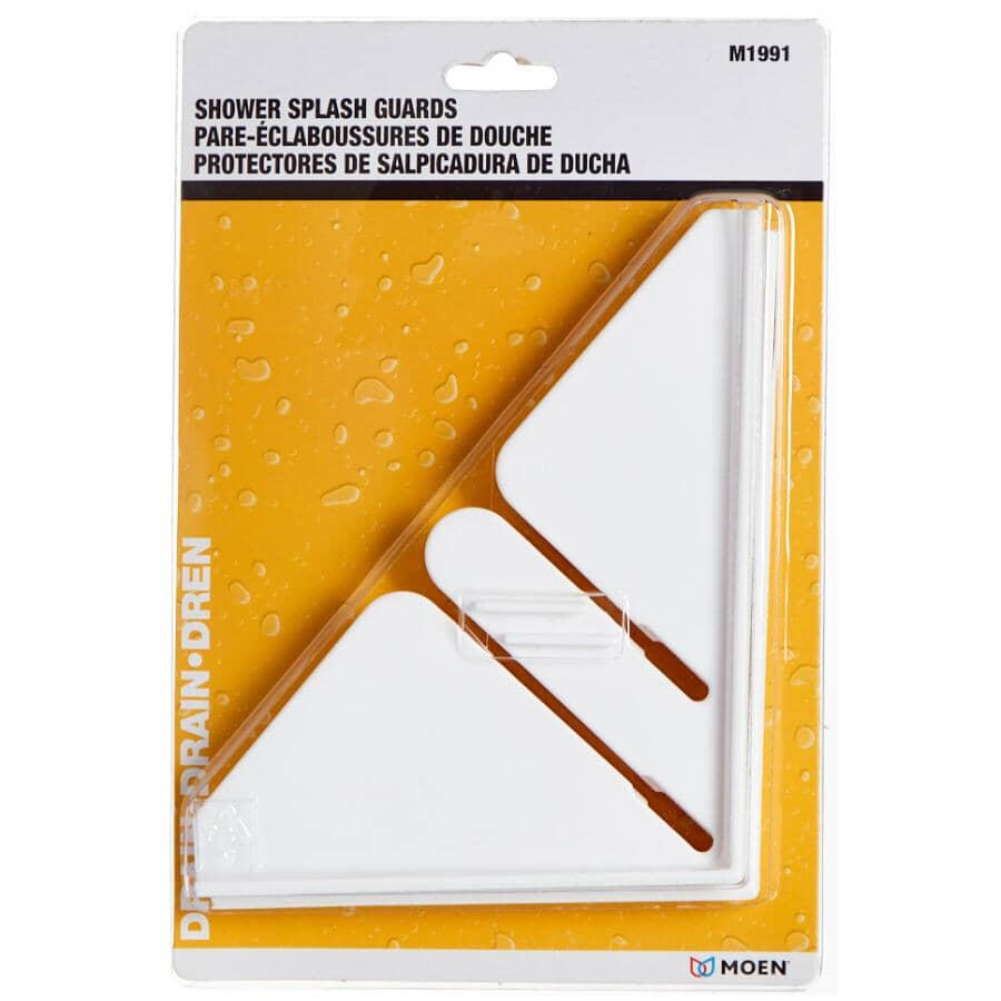Shower Splash Guards - 2 Pack
