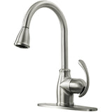 Terrace Single Handle Pull-Down Kitchen Faucet - Spot Resist Stainless Steel