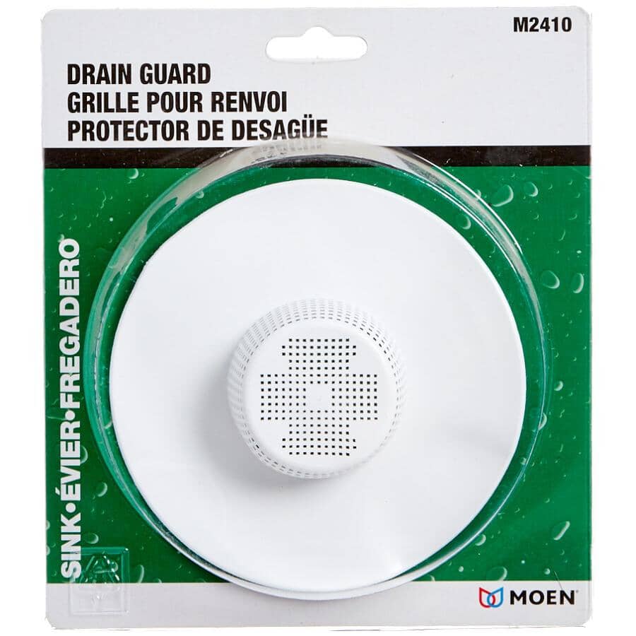 Tub & Shower Drain Guard - White